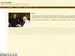Sites similar to novaetvetera.de