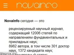 Sites similar to novainfo.ru