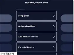 Sites similar to novak-djokovic.com