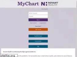 Sites similar to novantmychart.org