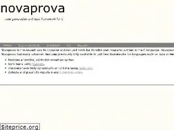 Sites similar to novaprova.org