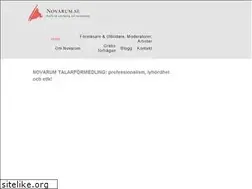 Sites similar to novarum.se