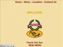 Sites similar to novecentopastagrill.com
