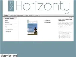 Sites similar to novehorizonty.sk