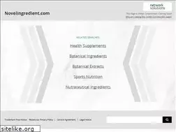 Sites similar to novelingredient.com