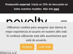 Sites similar to noveltycuines.com