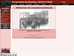 Sites similar to novemberrevolution.de
