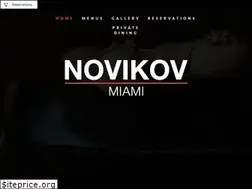 Sites similar to novikovmiami.com