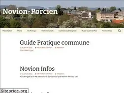 Sites similar to novion-porcien.com