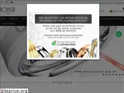 Sites similar to novissajoias.com.br