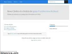 Sites similar to novocantico.com.br