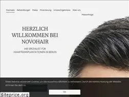 Sites similar to novohair.de