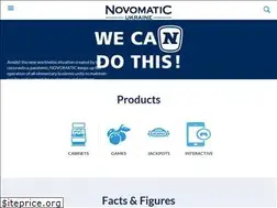 Sites similar to novomatic.ua