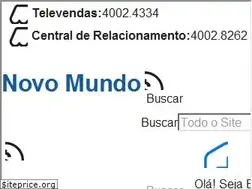Sites similar to novomundo.com.br
