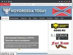 Sites similar to novorossia.today