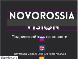 Sites similar to novorossia.vision