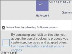 Sites similar to novotelstore.com