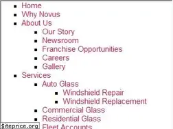 Sites similar to novusglass.com