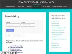 Sites similar to nowacceptingapplications.com