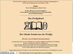 Sites similar to nowakpredigtbuch.de