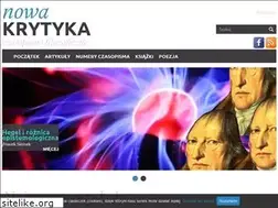 Sites similar to nowakrytyka.pl