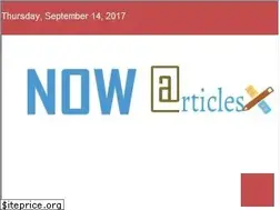 Sites similar to nowarticles.com