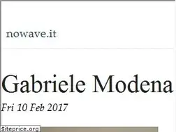 Sites similar to nowave.it