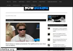 Sites similar to nowboxing.com