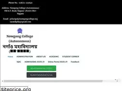 Sites similar to nowgongcollege.edu.in