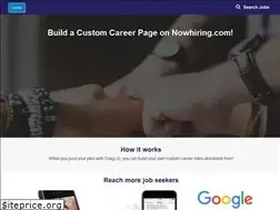 Sites similar to nowhiring.com