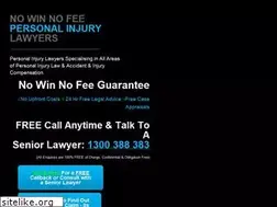 Sites similar to nowinnofeepersonalinjurylawyers.com.au