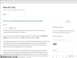 Sites similar to nowontap.wordpress.com