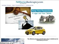 Sites similar to noworriesbankruptcy.com