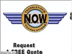 Sites similar to nowtranslations.com