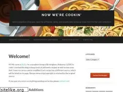 Sites similar to nowwerecookin.org