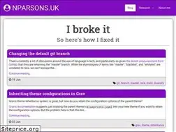 Sites similar to nparsons.uk