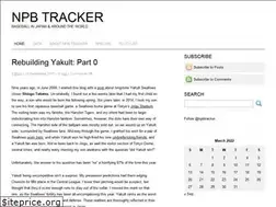 Sites similar to npbtracker.com