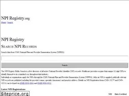 Sites similar to npiregistry.org