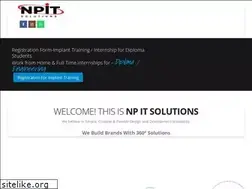 Sites similar to npitsolutions.in
