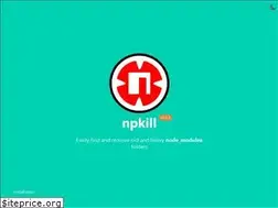 Sites similar to npkill.js.org