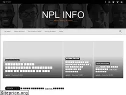 Sites similar to nplinfo.com