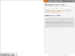 Sites similar to npmgraph.js.org