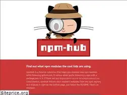 Sites similar to npmhub.org
