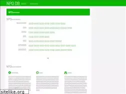 Sites similar to npodb.info