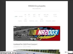 Sites similar to nr2003encyclopedia.wordpress.com