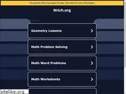 Sites similar to nrich.org