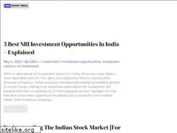 Sites similar to nriinvestindia.com