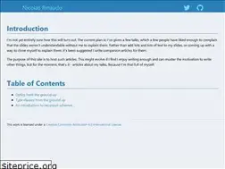 Sites similar to nrinaudo.github.io