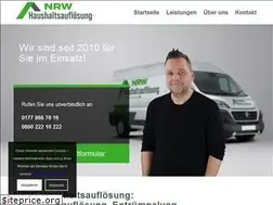 Sites similar to nrw-haushaltsaufloesung.de
