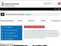 Sites similar to nslegislature.ca